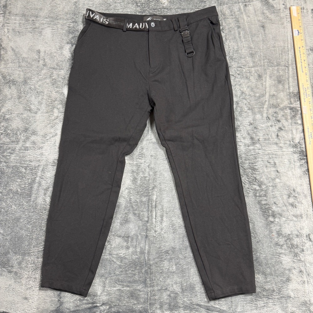 Mauvais Tapered Utility Trousers Mens 36 Black